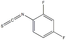 2,4-二氟苯基异硫氰酸酯,,结构式