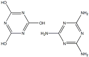 Melamine cyanurate Structure