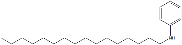 对十六烷基苯胺,,结构式