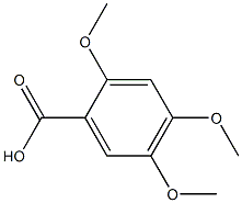 2,4,5-三甲氧苯甲酸, , 结构式