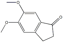 5,6-二甲氧基茚满酮,,结构式