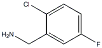 2-氯-5-氟苄胺 结构式