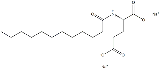 月桂酰基谷氨酸钠, , 结构式