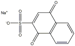 Sodium naphthoquinone sulfonate Struktur