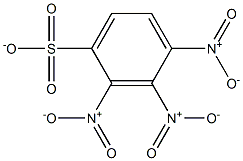 磺酸三硝基苯, , 结构式
