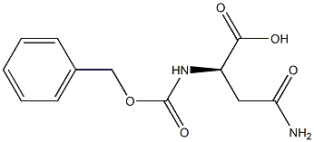 CBZ-D-asparagine 结构式