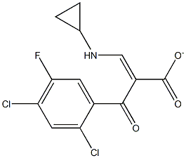 3-Cyclopropylamino-2-(2,4-dichloro-5-fluorobenzoyl)acrylate