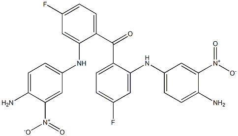 4-amino-3-nitroaniline-4-fluorophenyl ketone 化学構造式