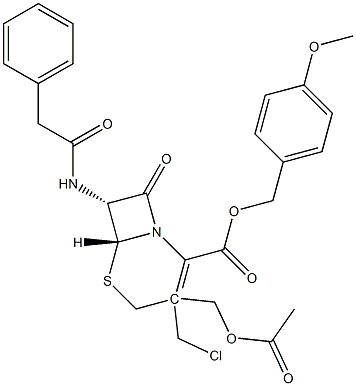  7-苯乙酰胺基-3-氯甲基头孢烷酸对甲氧苄酯