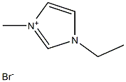 1-ethyl-3-methylimidazolium bromide Structure
