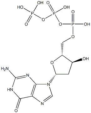 脱氧鸟苷三磷酸, , 结构式