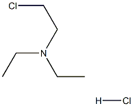 Diethylaminoethyl chloride hydrochloride Struktur