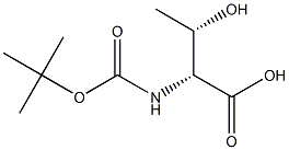 BOC-D-苏氨酸, , 结构式