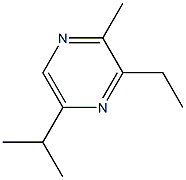 2-甲基-3-乙基-5-异丙基吡嗪 结构式