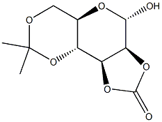 2,3-O-Carbonyl-4,6-O-isopropylidene-a-D-mannopyranoside Structure