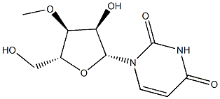 3'-O-Methyl-D-uridine Struktur