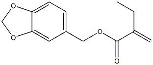 ETHYL PIPERONYL ACRYLATE 化学構造式