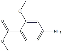 2-methoxy-4-aminobenzoic acid methyl ester Structure