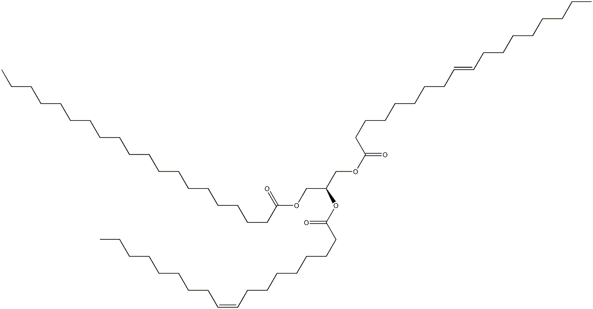 1,2-di-(9Z-octadecenoyl)-3-eicosanoyl-sn-glycerol Structure
