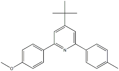 4-t-Butyl-2-(4-methoxy-phenyl)-6-p-tolyl-pyridine Structure
