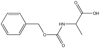 CBZ-DL-Alanine 化学構造式