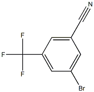 3-Bromo-5-(trifluoromethyl)benzonitrile 98% Structure