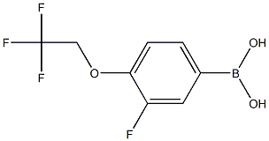 3-Fluoro-4-(2,2,2-trifluoroethoxy)benzeneboronic acid 98% Structure