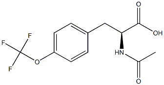 N-Acetyl-4-(trifluoromethoxy)-L-phenylalanine 95% Structure
