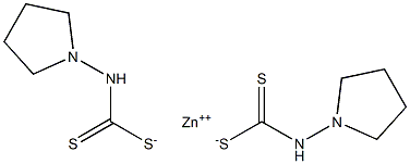 Zincpyrrolidinedithiocarbamate
 Structure
