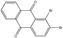 1,2-二溴蒽醌, , 结构式