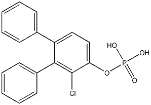 磷酸二苯鄰氯苯酯,,结构式