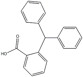 o-benzohydrylbenzoic acid Struktur