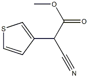 Methyl 2-Cyano-2-(3-Thienyl)Acetate Structure