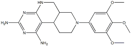 1,3-diamino-8-(3',4',5'--trimethoxyphenyl)-5,6,6a,7,8,9,10,10a-octahydropyrimido(4,5-c)(2,7)naphthyridine
