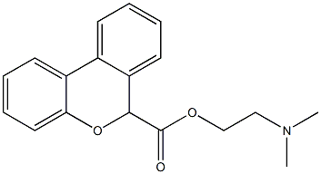 6H,6-(2-(dimethylamino)ethoxycarbonyl)dibenzo(b,d)pyran