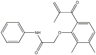 4-methacryloyl-oxyacetanilide 化学構造式