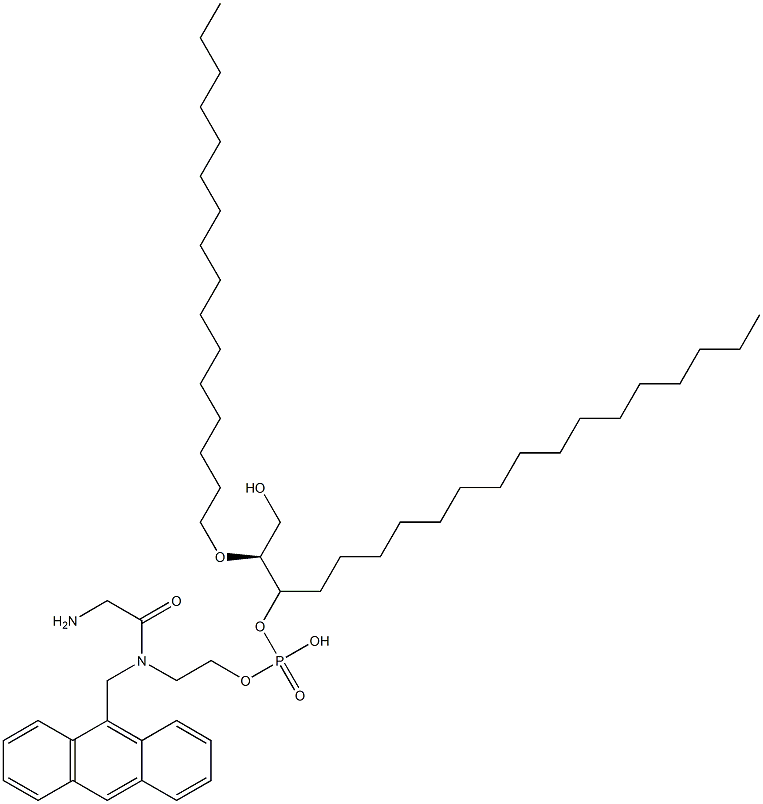 N-aminoacetyl-N-(9-anthracenylmethyl)-1,2-dihexadecyl-sn-glycero-3-phosphoethanolamine