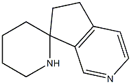 spiro(6-azaindan-1,2'-piperidine) 结构式