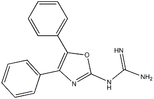 2-guanidino-4,5-diphenyloxazole Structure