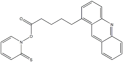 N-acridylpentanoyloxypyridine-2-thione Struktur