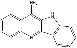 10H-indolo(3,2-b)quinolin-11-ylamine Structure