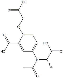 N-acetyl-(4-(carboxymethoxy)-3-carboxyphenyl)alanine