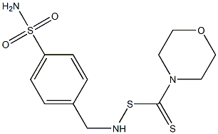 4-((4-morpholinylthiocarbonylsulfenylamino)methyl)benzenesulfonamide