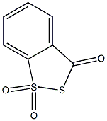 1,2-benzodithiol-3-one-1,1-dioxide Structure