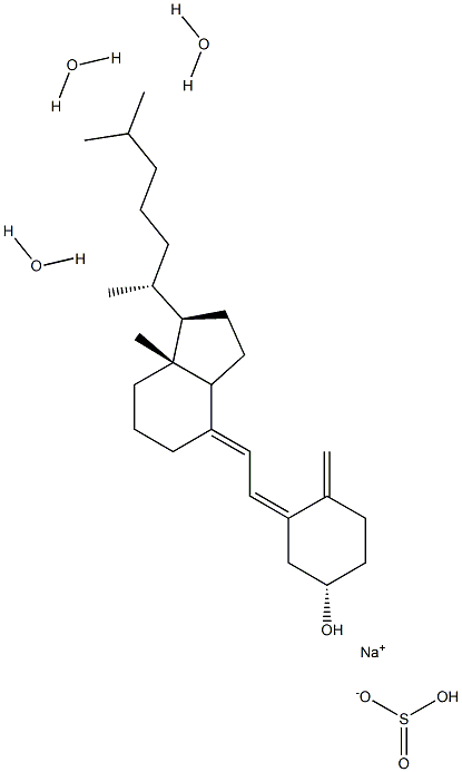 VITAMINK3SODIUMBISULPHITETRIHYDRATE Struktur