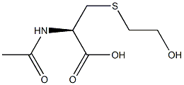 N-ACETYL-S-(HYDROXYETHYL)-CYSTEINE Structure