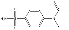 N4-ACETYL-N'-METHYL-SULPHANILAMIDE Struktur