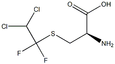 S-(1,1-DIFLUORO-2,2-DICHLOROETHYL)-L-CYSTEINE Struktur
