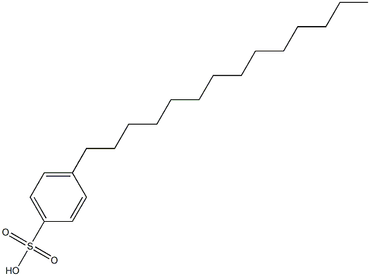 PARA-TETRADECYLBENZENESULPHONICACID 化学構造式