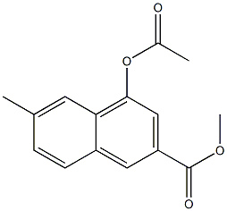 METHYL7-METHYL-1-ACETOXY-3-NAPHTHOATE
